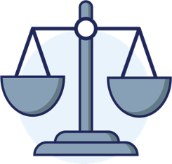 Legal scales at equal weight